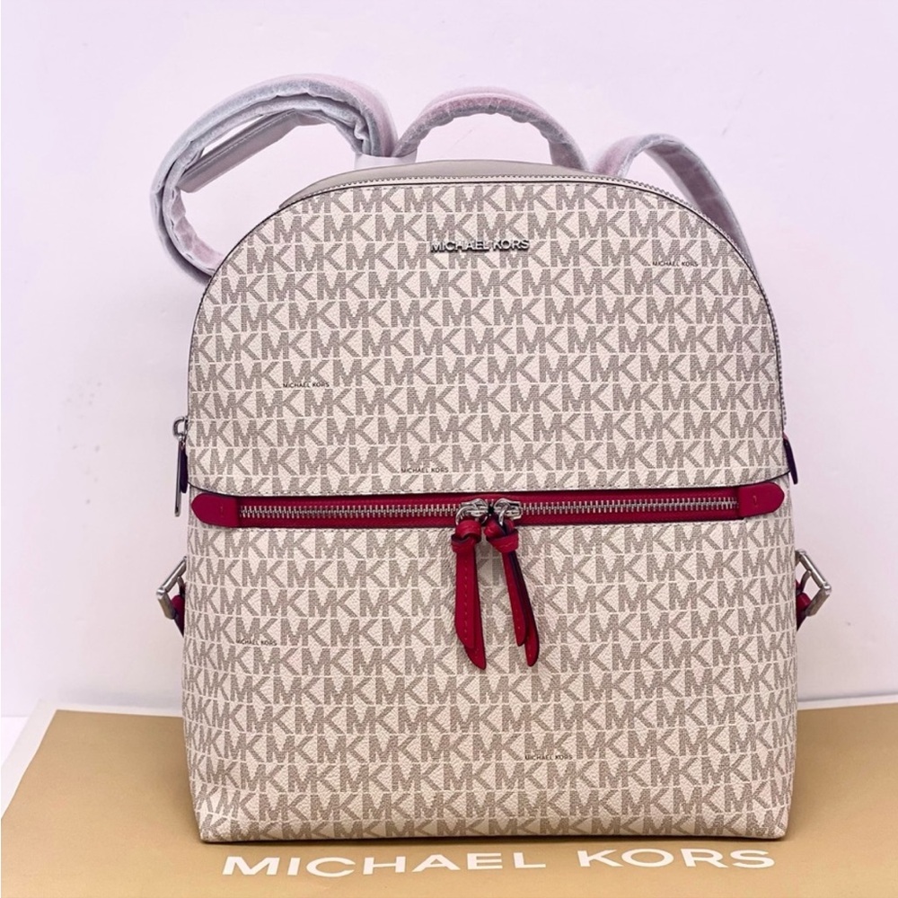Michael Kors Dallas Medium Signature Logo Backpack - Picture 5 of 12